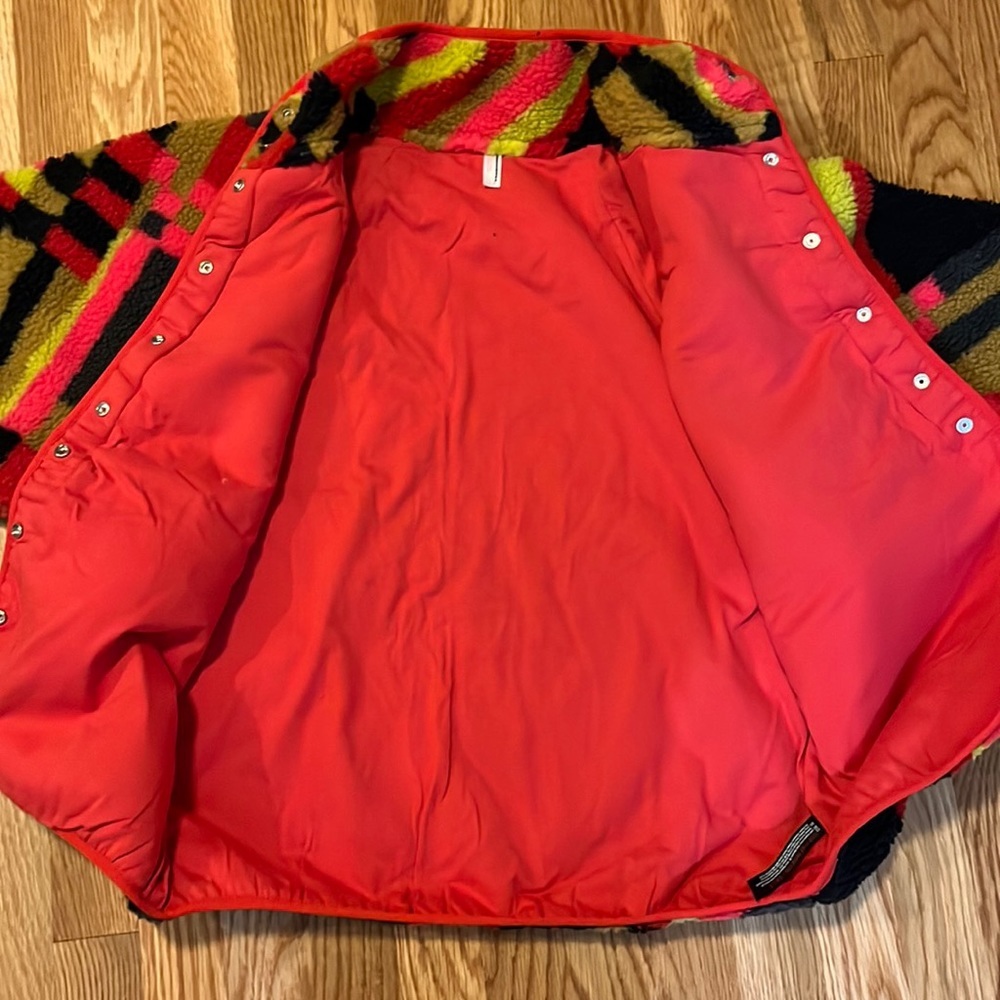 NWT Free People Movement Hit The Slopes Printed Fleece Jacket Medium - Picture 10 of 14
